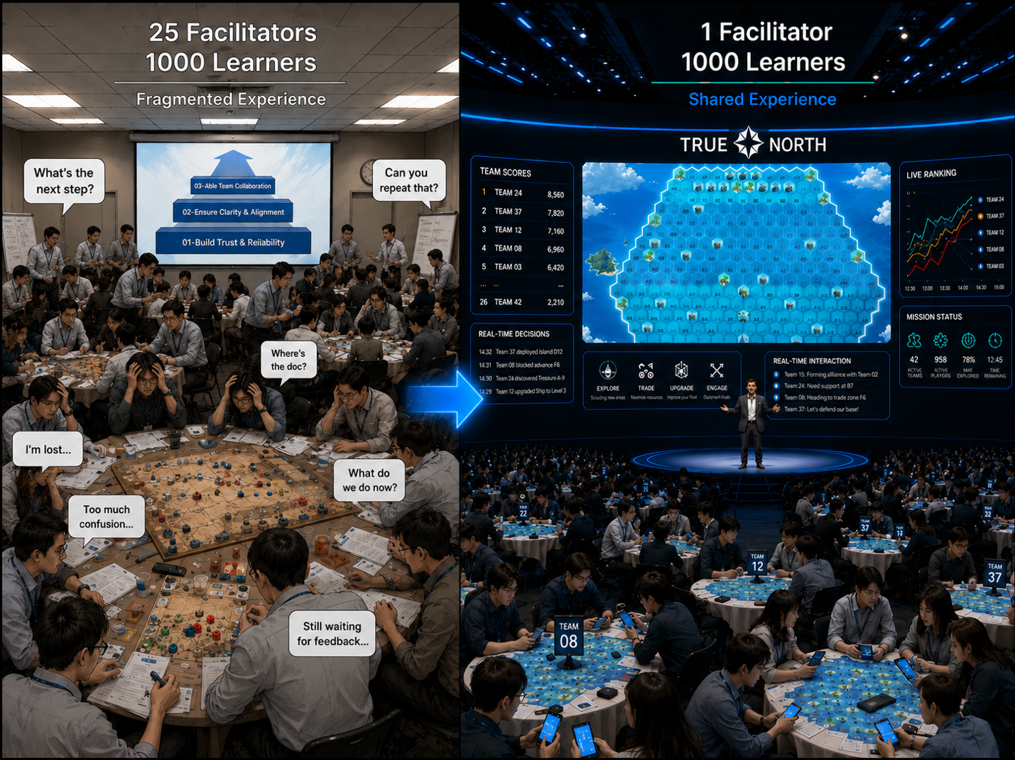 Team collaboration in simulation